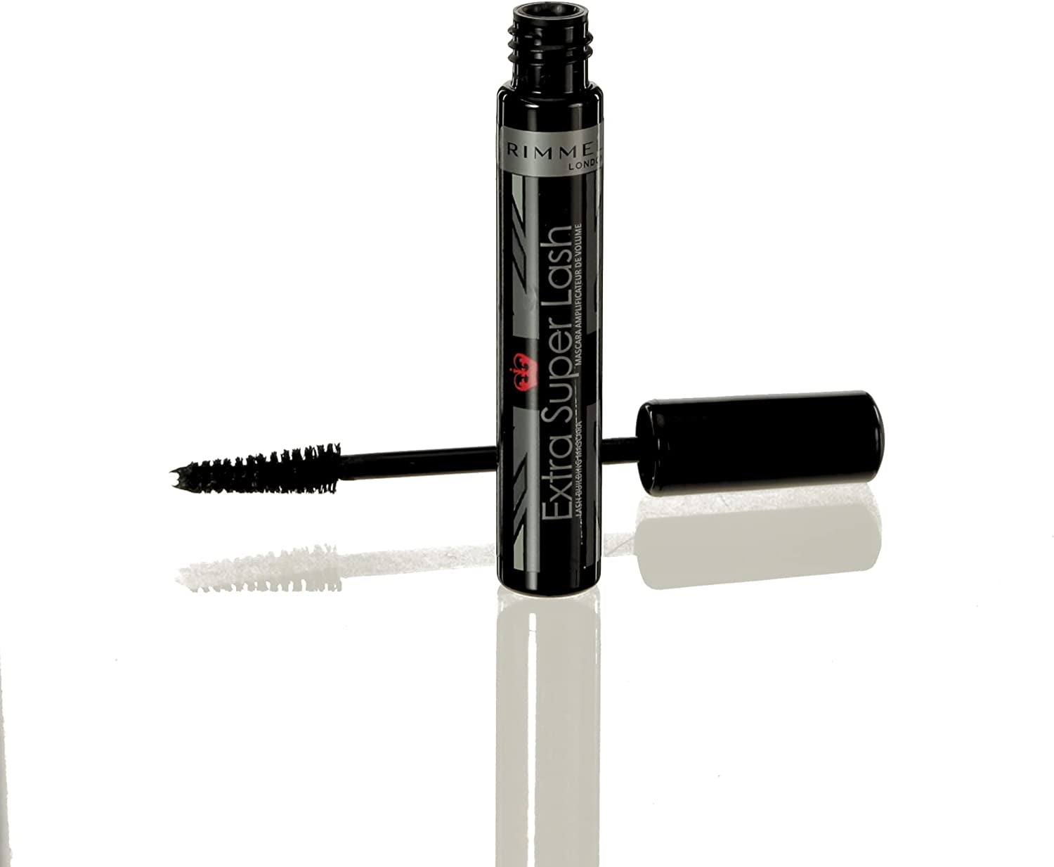 LONDON - Extra Super Lash Building Mascara - Defines, Lengthen & Curl Lashes - with Hydrogel for Healthy Looking Finish - Enriched with Vitamin E - No Clumping - 101 Black Black