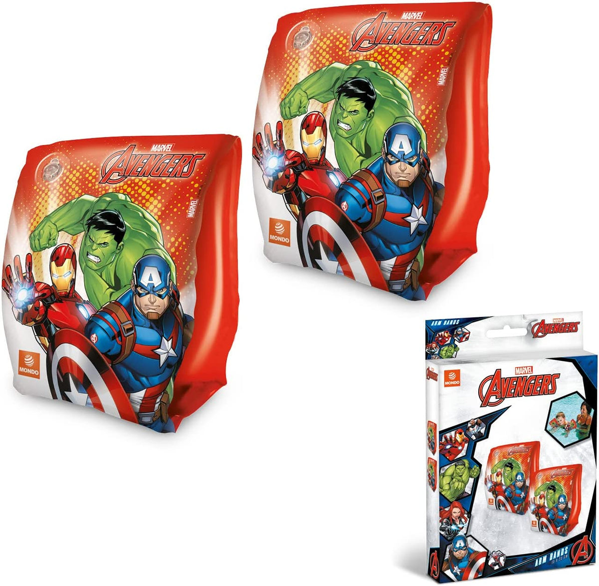 Toys - AVENGERS Arm Bands - Children'S Safety Armrests - PVC Material - Suitable for Children from 2 to 6 Years with Weight 6-20 Kg - 16932