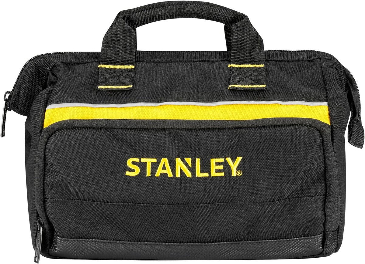 Tool Bag 30 X 25 X 13 Cm in Resistant 600 X 600 Denier with 8 Interior 2 Exterior Pockets and Reinfored Base 1-93-330, Black