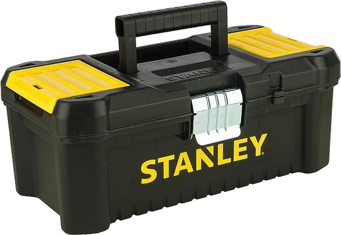 STST1-75515 Low Essential Tool Box, Black/Yellow, 12.5-Inch