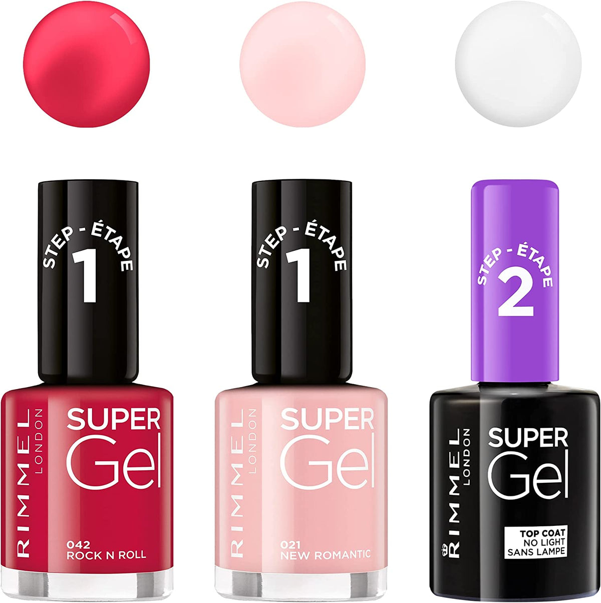 London Super Gel Top Coat Nail Polish, 12Ml