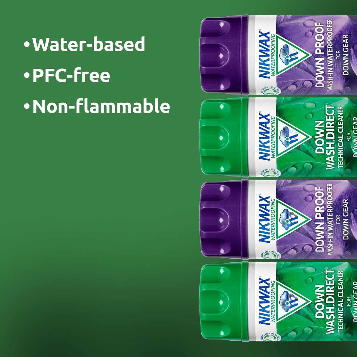 down Wash.Direct and down Proof, for Cleaning and Waterproofing down Clothing, Gear, Sleeping Bags, Twinpack, 2X 300Ml