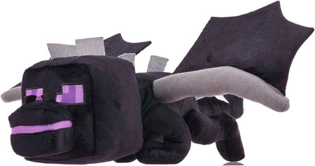 Minecraft Ender Dragoon Plush Figure with Lights and Sounds, Video-Game Collectible Toy, Gift for Fans Age 3 Years Old & Up