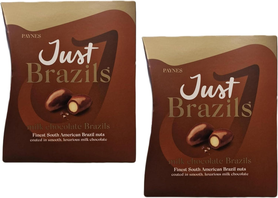 Paynes Just Brazils Milk Chocolates Nuts