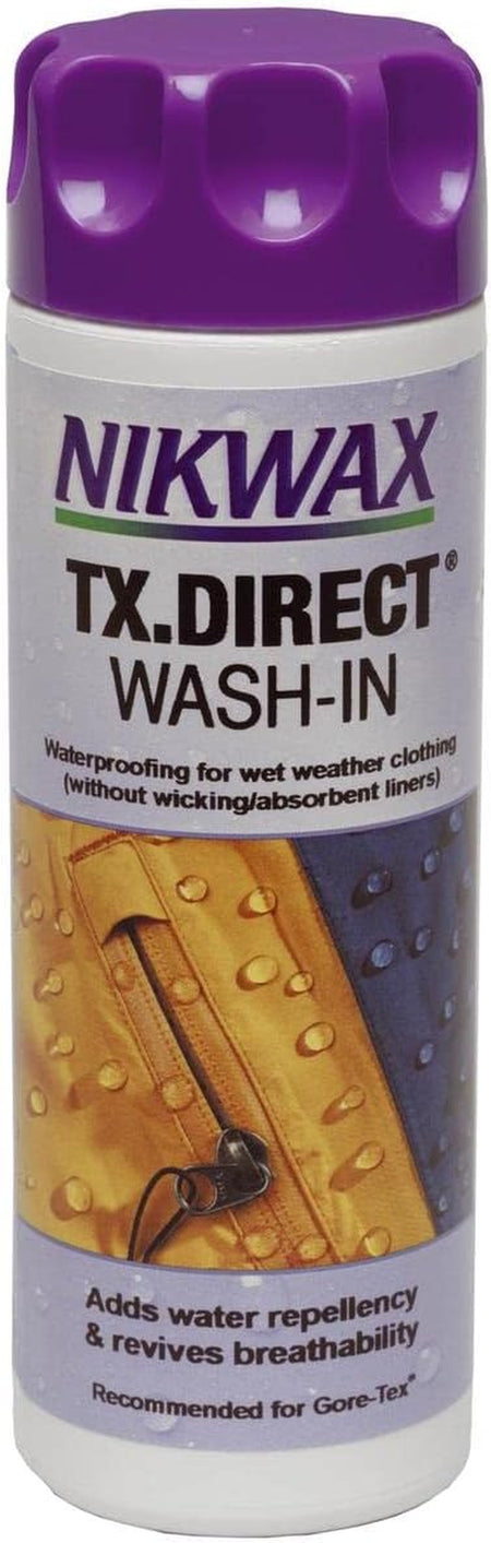 Tx. Direct Wash in Waterproofer for Waterproof Clothing, Ads Water Repellency and Revives Breathability, Keeping You Warmer and Drier - 300Ml