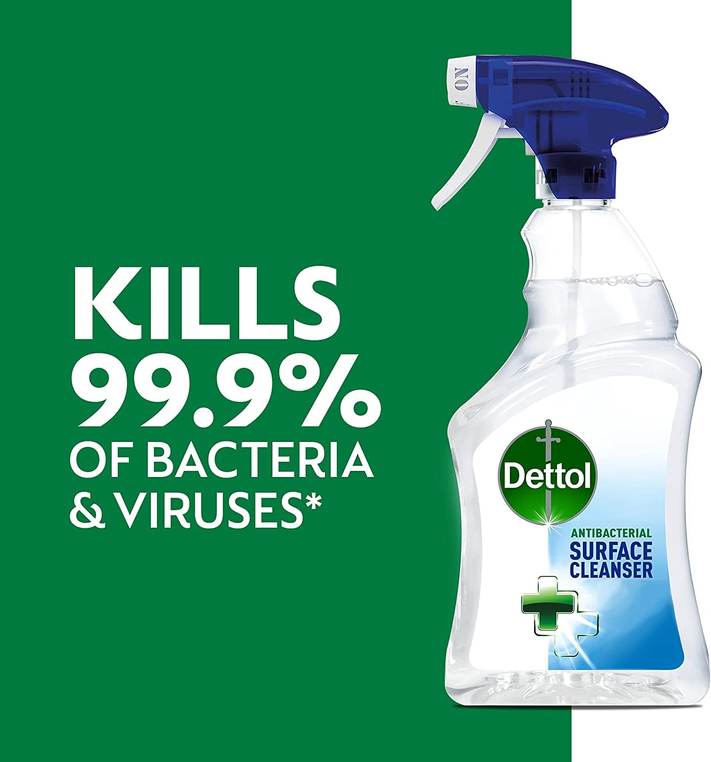 Antibacterial Disinfectant Surface Cleaner | Original + Mint and Lime Fragrance | Pack of 2 | 2 X 750Ml