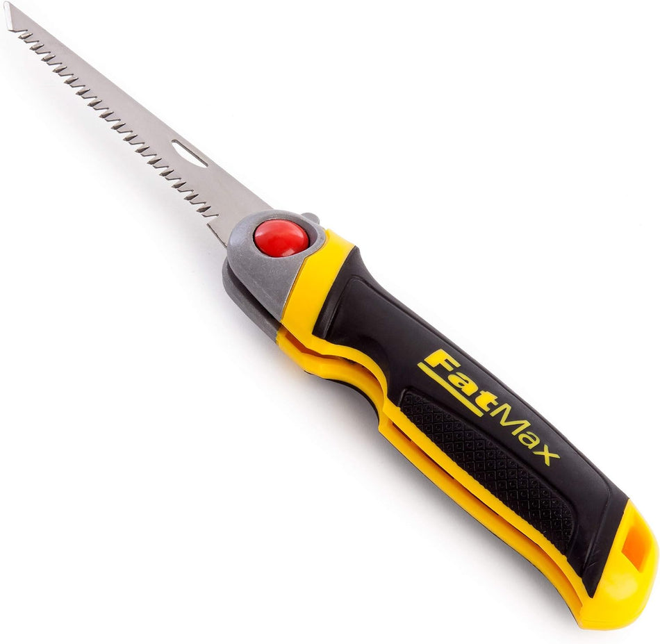 FATMAX Folding Jabsaw 8 TPI Blade 3 Locking Positions with Ultra Hard Tooth and Soft Grip Handle FMHT0-20559